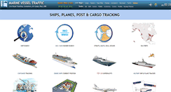 Desktop Screenshot of marinevesseltraffic.com