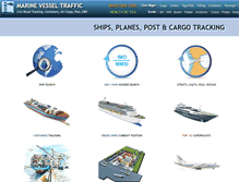 Tablet Screenshot of marinevesseltraffic.com